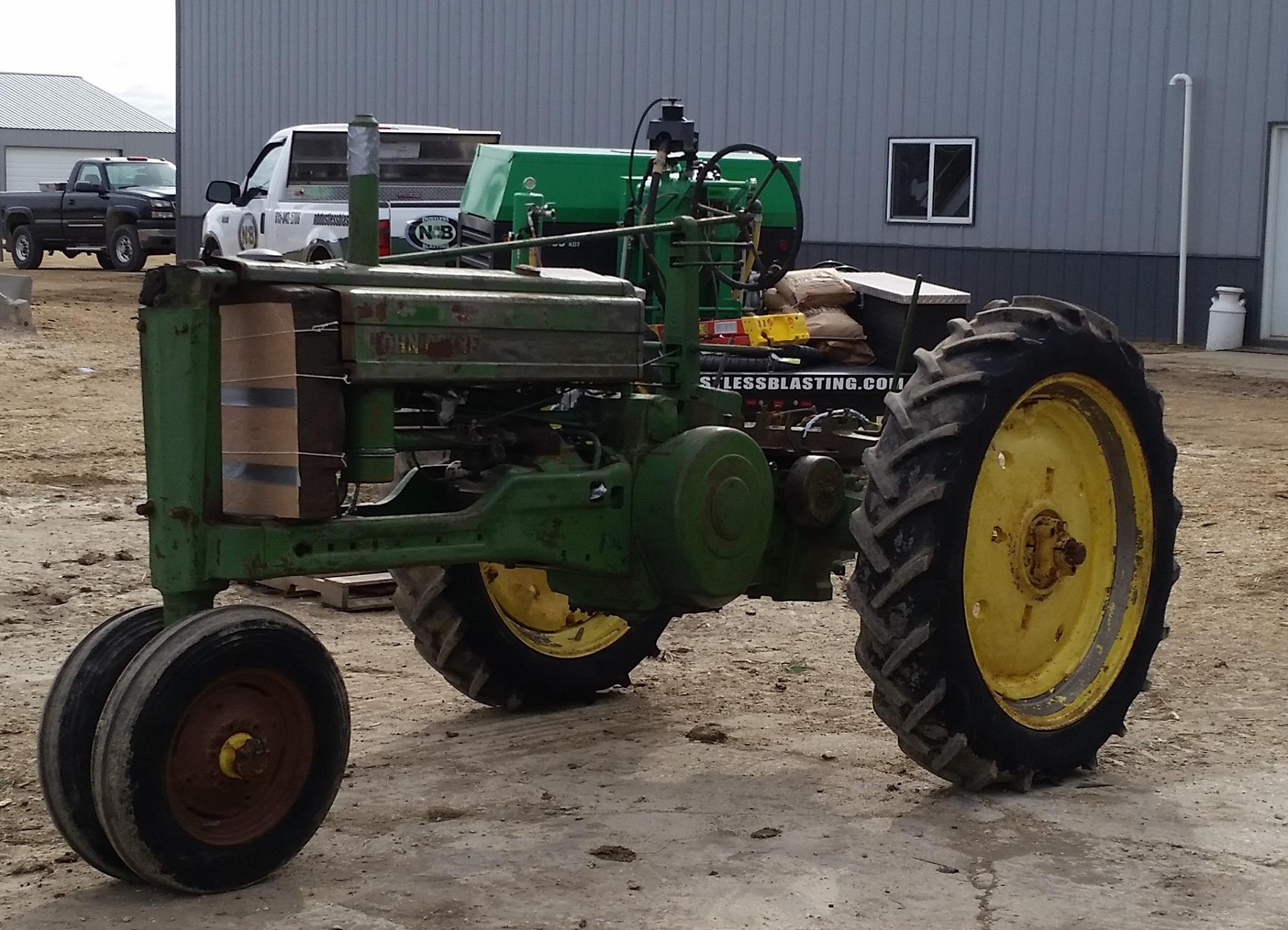 Industrial dustless blasting project