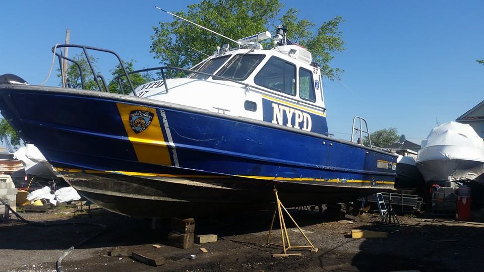 Marine dustless blasting project