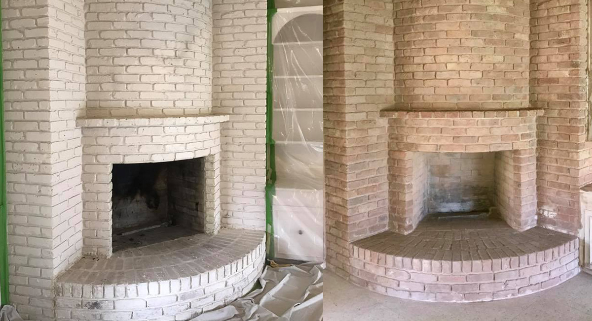 Residential dustless blasting project